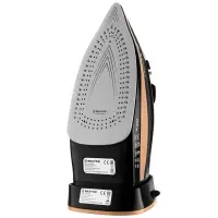 Утюг паровой BRAYER 4010BR, 2400 Вт, керамичекая подошва, 320 мл, беспроводной, коричневый