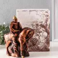 Фигура гипс &laquo;Всадник на лошади с мечом&raquo;, 25&times;19&times;11 см