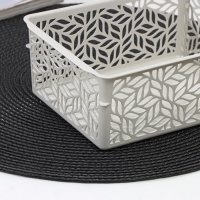 Корзинка для хранения без крышки Linden, 1,4 л, 19&times;14&times;7,5 см, светло-серый