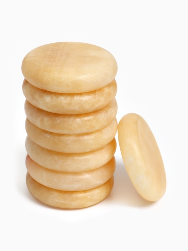 Камни для СПА 8*8 оливковый 8 шт