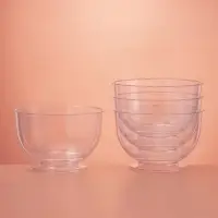 Креманка пластиковая одноразовая для фуршета &laquo;Кристалл&raquo;, 200 мл, прозрачная