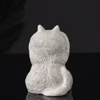 Набор статуэток "Три кота: ничего не вижу, не слышу, не говорю" 7 см, серый