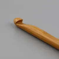 Крючок для вязания, бамбуковый, d=9 мм, 15 см