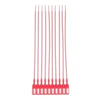 Пломба пронумерованная Альфа 3,8 морозостойкая, пластик, рабочая длина 425 мм, цвет МИКС