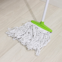 Швабра для мытья пола Доляна &laquo;Веревочная плоская&raquo;, насадка 23 см, металлическая ручка 118 см, цвет МИКС