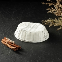 Корзинка для подачи Доляна &laquo;Молоко&raquo;, 18&times;13&times;5 см, цвет белый