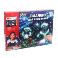 Планшет для рисования светом на новый год &laquo;Снегурочка и Дед Мороз&raquo;, А4 в пакете