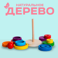 Логическая пирамидка &laquo;Сказка&raquo; 9&times;9&times;21 см