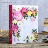 Фотоальбом на 200 фото 10х15 см "Соцветие" МИКС