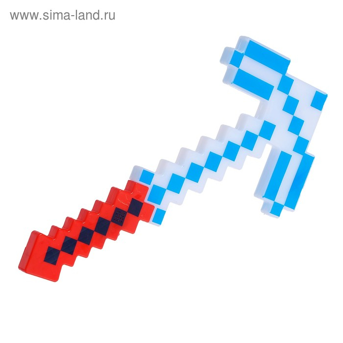 Кирка &laquo;Крафт&raquo;, световые и звуковые эффекты, работает от батареек, цвета МИКС