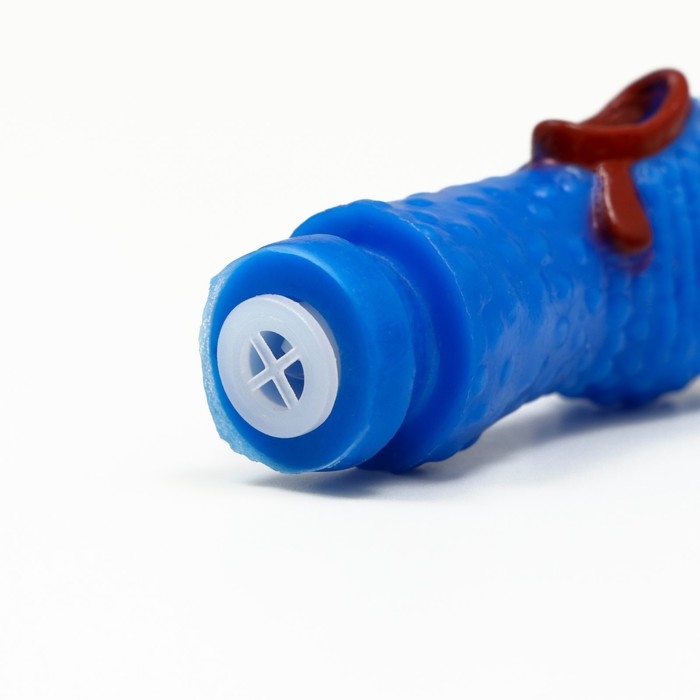 Игрушка пищащая "Задумчивая курица" малая для собак, 16,5 см, ярко-синяя