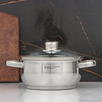 Кастрюля &laquo;Гретта&raquo;, 2.2 л, d=18 см, капсульное дно, индукция