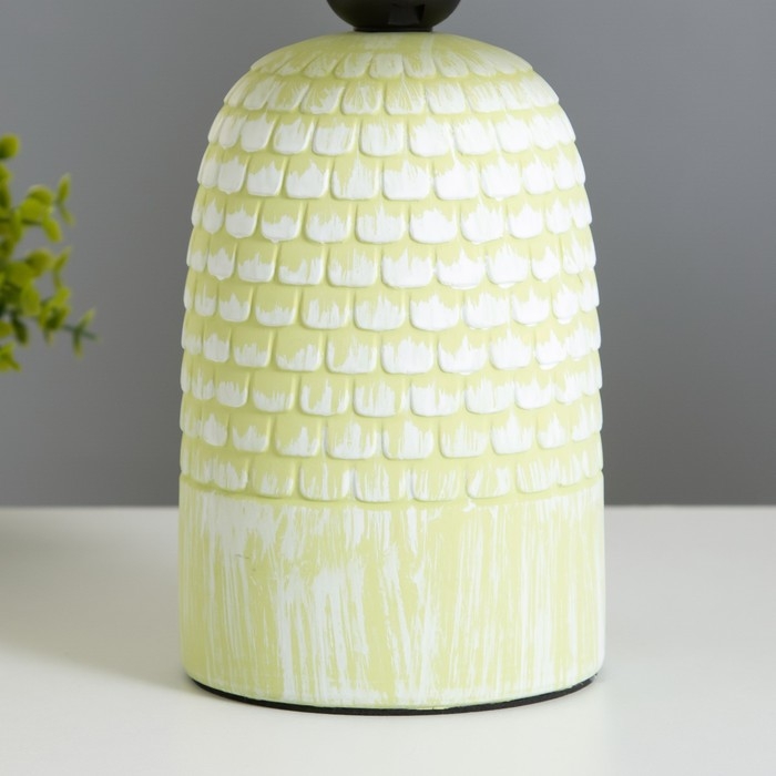 Настольная лампа "Арабика" E27 40Вт мятный 20х20х33 см RISALUX