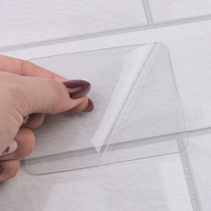 Органайзер для хранения «GREEN», навесной, 1 секция, с клеевой основой, 11,8 × 7,8 × 9 см, цвет полупрозрачный/зелёный Органайзер для хранения «GREEN», навесной, 1 секция, с клеевой основой, 11,8 × 7,8 × 9 см, цвет полупрозрачный/зелёный