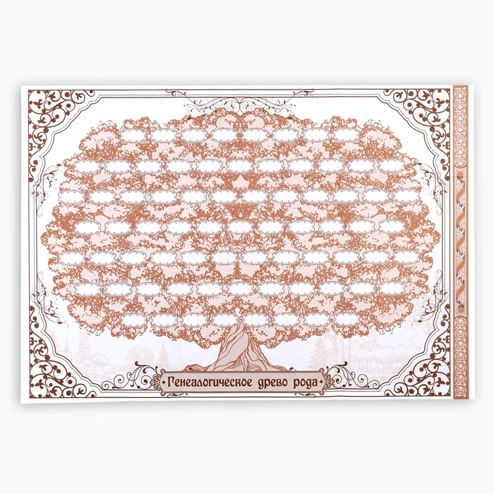 Родословная книга &laquo;Наша Семья&raquo;, 50 листов, 22 х 31 см.