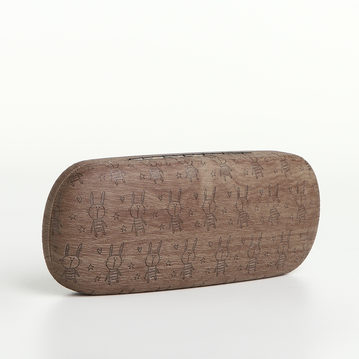 Футляр для очков на хлопушке &laquo;Выбражулька&raquo;, длина 16 см, цвет коричневый