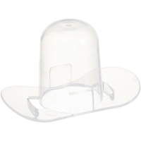 Соска - пустышка силиконовая ортодонтическая, от 3 мес., с колпачком, цвет МИКС