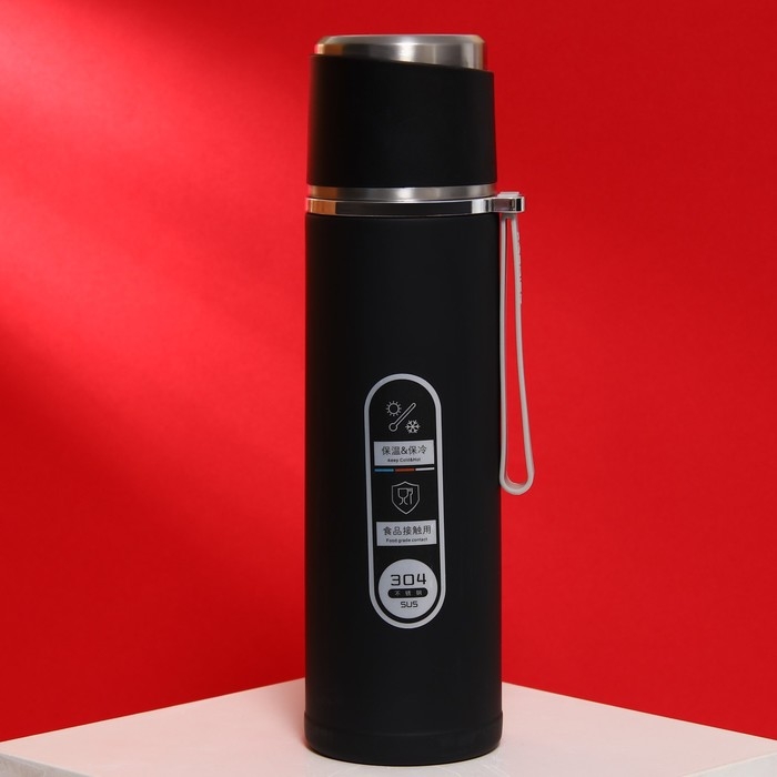 Термос Man rules, 500 мл, время сохранения тепла 8-10 ч