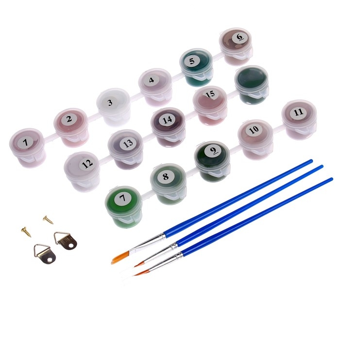 Картина по номерам на холсте с подрамником &laquo;Цветы для души&raquo;, 20х30 см