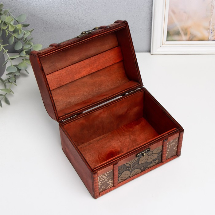 Шкатулка дерево "Цветение" 12,2х17,7х12,5 см