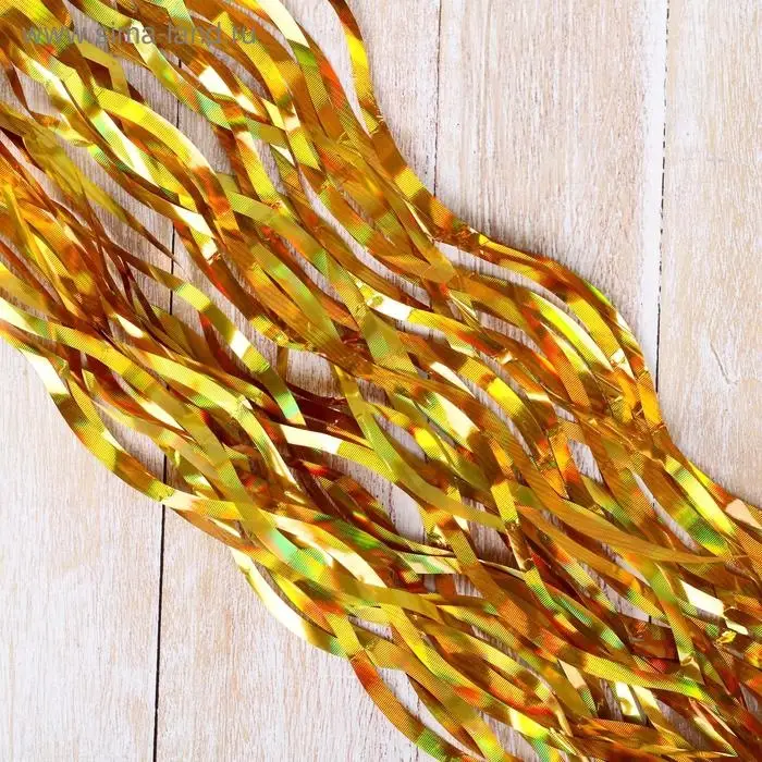 Дождик новогодний &laquo;Зимнее волшебство. Волна блеск&raquo;, L - 100 см, МИКС