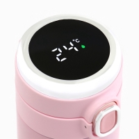 Термокружка, 420 мл, Simple "Мечтай", сохраняет тепло 8 ч, термометр