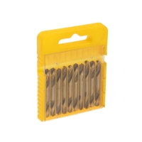 Набор двусторонних сверл по металлу ТУНДРА, HSS-Tin, 5 х 50 мм, 10 шт.