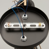 Люстра "Кансе" 3хЕ27 40Вт черно-золотой 50х15х23 см