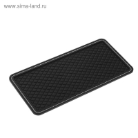 Коврик противоскользящий, стразы, 30&times;14 см, черный