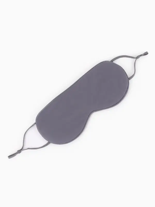 Маска для сна нейлон 22*10*1см с регул резинкой на уши серый накл ОТ