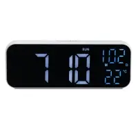 Часы - будильник электронные настольные: календарь, термометр, таймер, USB