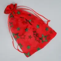 Мешочек подарочный органза &laquo;Звезда&raquo;, 16 х 24 см +/- 1.5 см