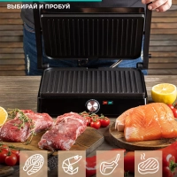 Гриль электрический T-EG350M01 с антипригарным ковриком