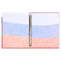 Папка школьная на кольцах &laquo;Портфолио российского школьника&raquo;, без разделителей, 24,5 х 32 см.