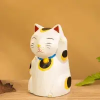 Сувенир &laquo;Кошка Неко&raquo;, 6&times;6&times;11 см, дерево, белый