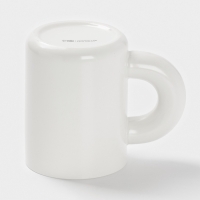 Кружка Доляна "Coffee tike" 12,5х8х10,8 см, цвет белый