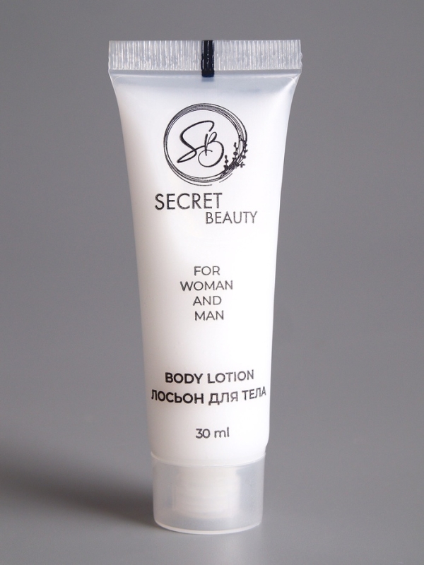 Набор для отелей (шампунь, гель для душа, шапочка, лосьон и мочалка)