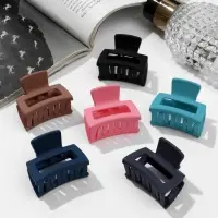 Крабик для волос &laquo;Матовый&raquo;, геометрия мини, 4 см, МИКС