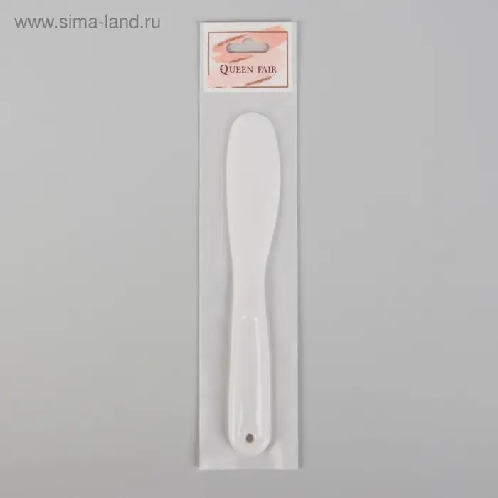 Шпатель для депиляции, 18.5 см, белый