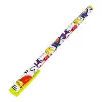 Ручка шариковая маслянная 0,7мм, корпус софттач с рисунком "Vinson" синяя