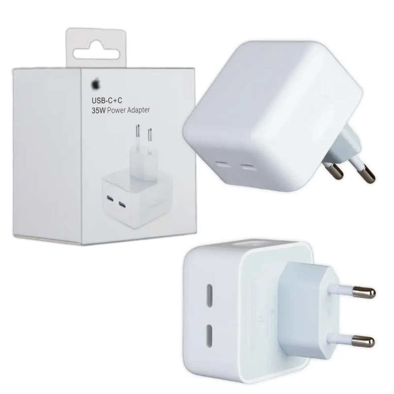 *Переходник СЗУ на 2 Type-C 35W