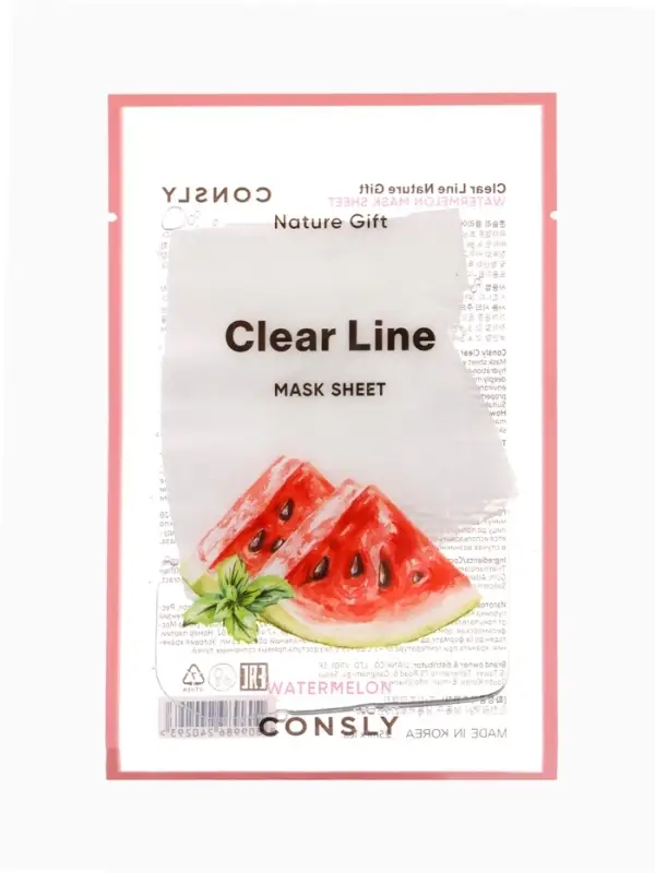 Тканевая маска с экстрактом арбуза Consly &laquo;Мгновенное увлажнение&raquo;, 23 мл