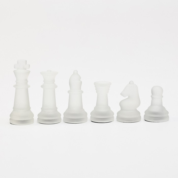 Шахматы стеклянные, доска 35 х 35 см