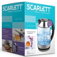 Чайник электрический стеклянный с подсветкой 1,7л