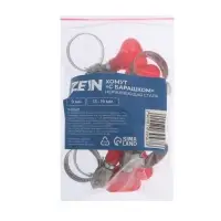 Хомут с &laquo;барашком&raquo; ZEIN engr, диаметр 13-19 мм, ширина 9 мм, нержавеющая сталь