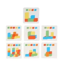 Кубики деревянные 60 штук