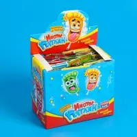 Карамель на палочке с кислой пудрой "Мистер Пяткин", ассорти, 11 г