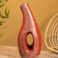 Ваза терракота &laquo;Рамос&raquo;, 22&times;19&times;54 см, керамика