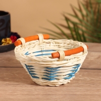 Корзина плетеная 15x15x8 см, ротанг