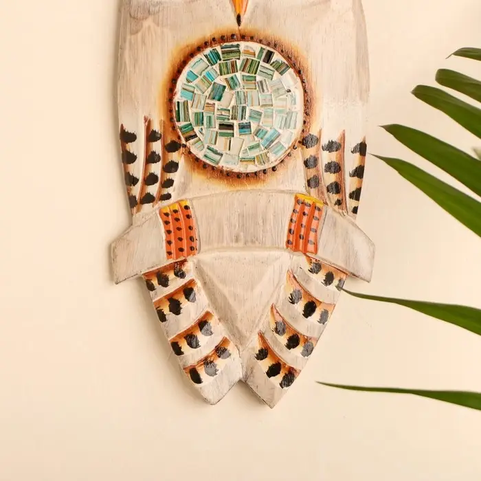 Панно &laquo;Совушка на ветке&raquo;, 15&times;1.5&times;32 см, дерево